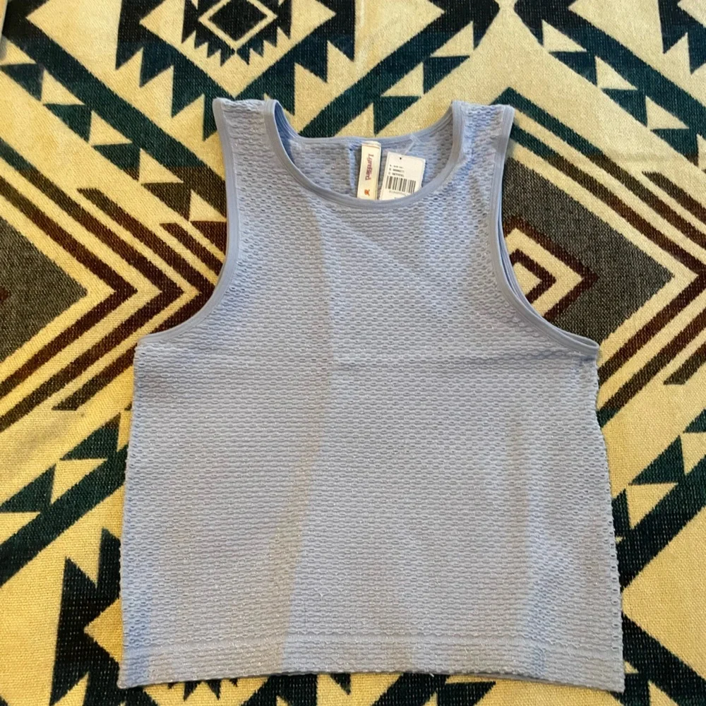 NWT Anthro LyreBird Women's Light Blue Tank Top - Picture 2 of 4